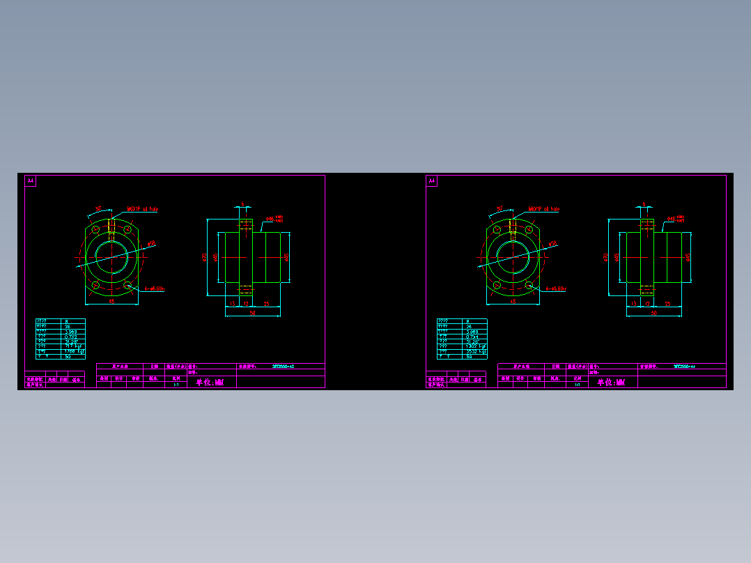 山云日尚SYS滚珠丝杠SFE2550.dwg