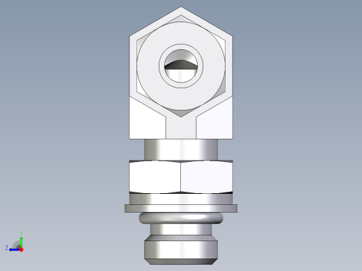 卡套式工业通用硬管接头EO_Adjustable_Locknut_elbow_WEE06LLMORCF右视缩略图