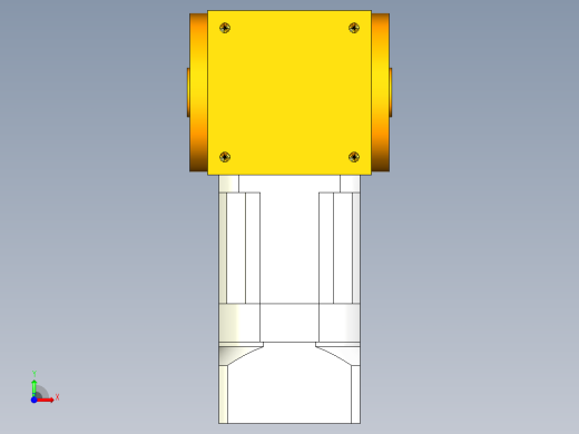 换向器PW140双孔 PLX120-L3 22-110-145-M8.stp前视缩略图