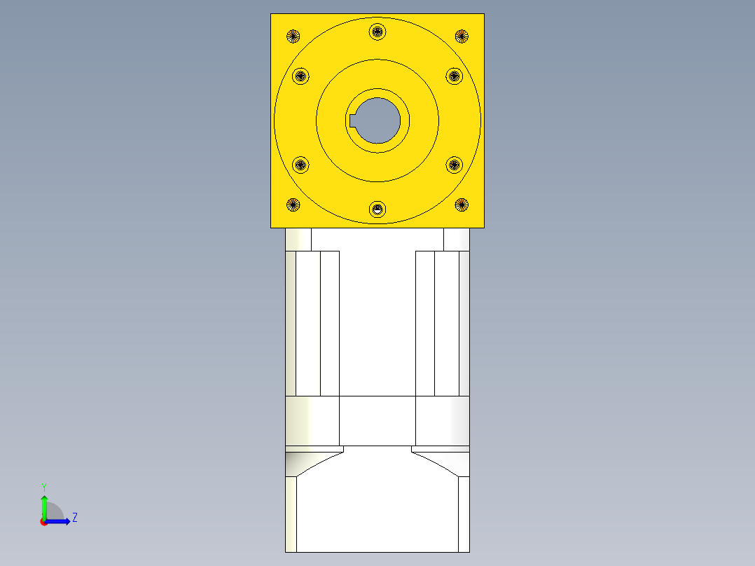 换向器PW140双孔 PLX120-L3 22-110-145-M8.stp左视图