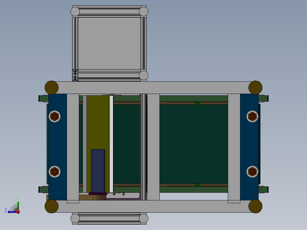凸轮打磨机右视图