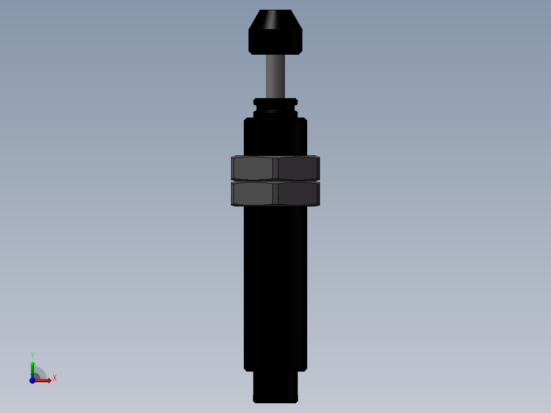 2.亚德客缓冲器前视图
