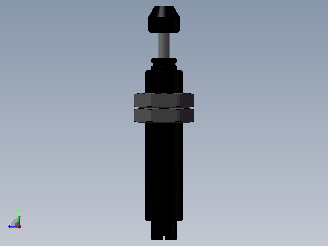 2.亚德客缓冲器右视图