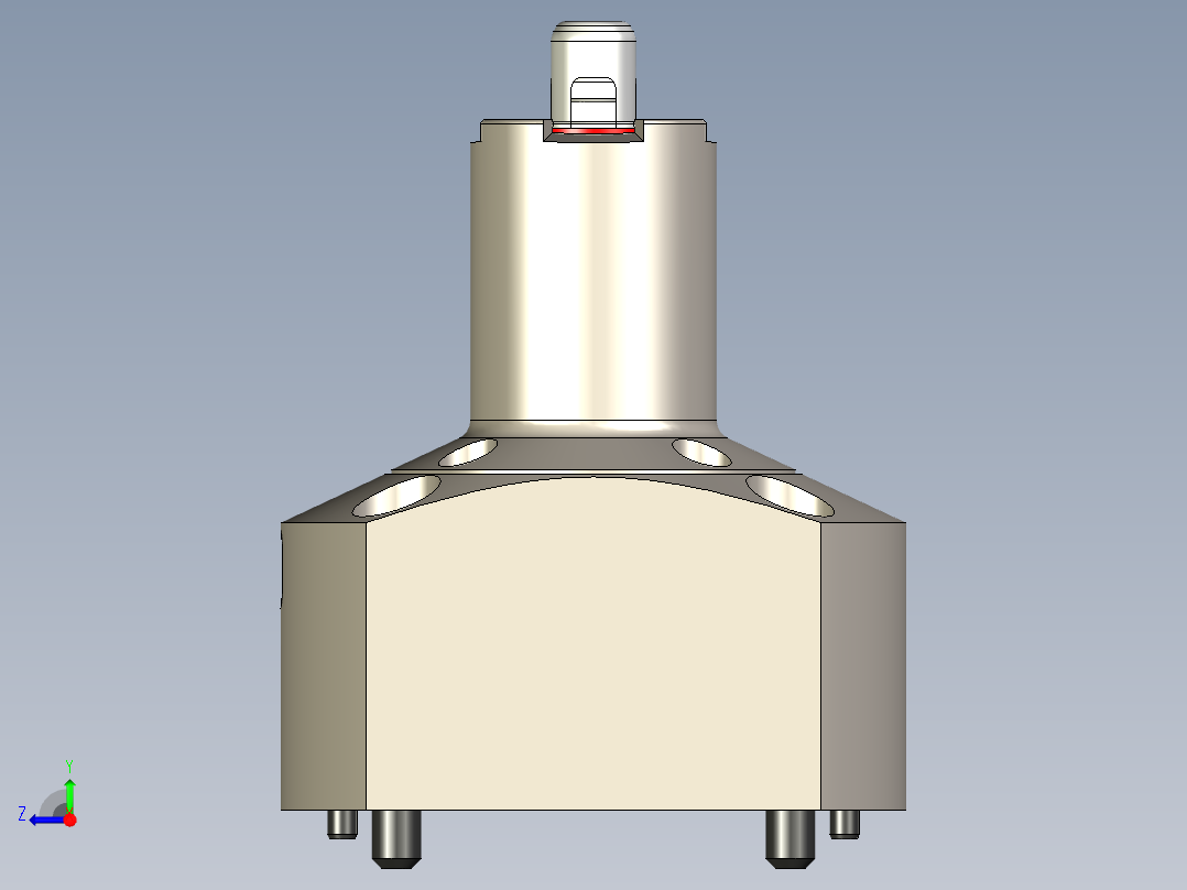 KOSMEKSFA2000-G0N-090-H70多系列多零件图纸模型多系列多零件图纸模型右视图