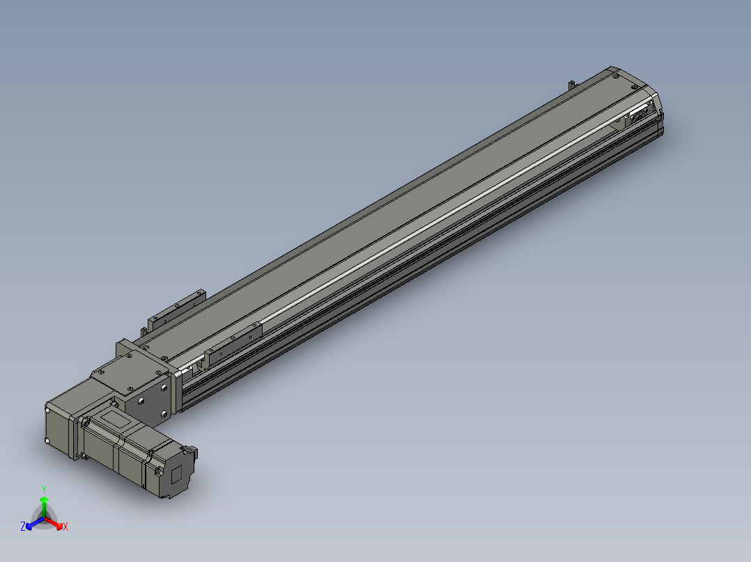 模组FTB10-L-600正等轴测图
