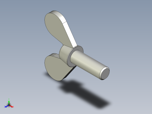 带耳螺钉-DIN_316_Wing_screws_12x1.75x35-29.7-19.5_65_4.9_33.5_12.stp正等轴测缩略图