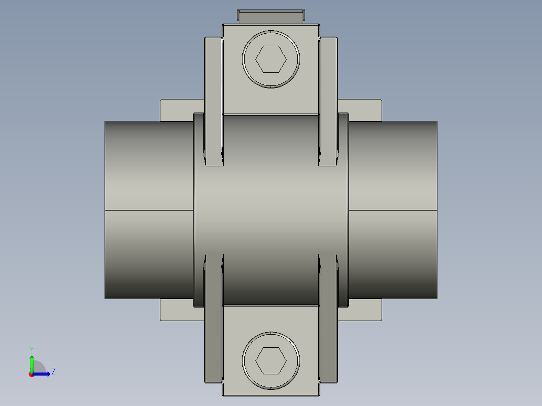压缩空气管道系统左视图