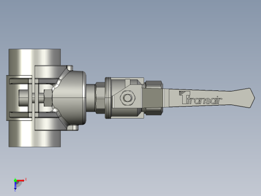 压缩空气管道系统俯视缩略图