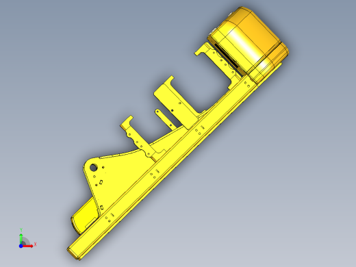 挖掘机小松360底座设计前视缩略图