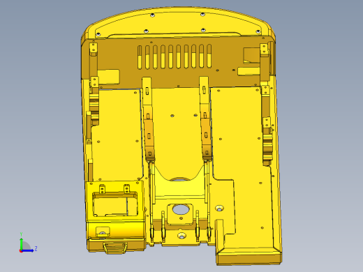 挖掘机小松360底座设计左视缩略图
