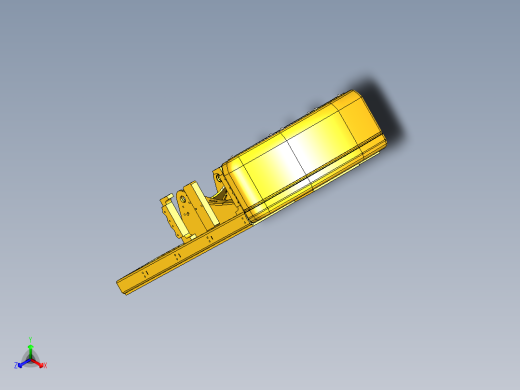 挖掘机小松360底座设计正等轴测缩略图