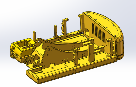 挖掘机小松360底座设计缩略图