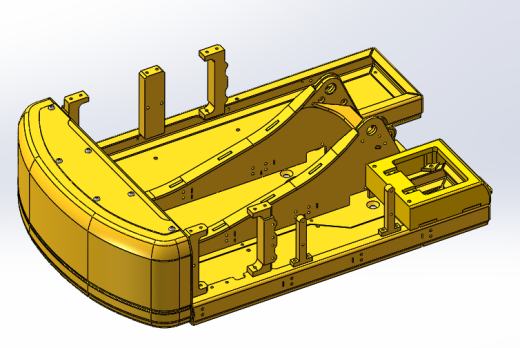 挖掘机小松360底座设计缩略图