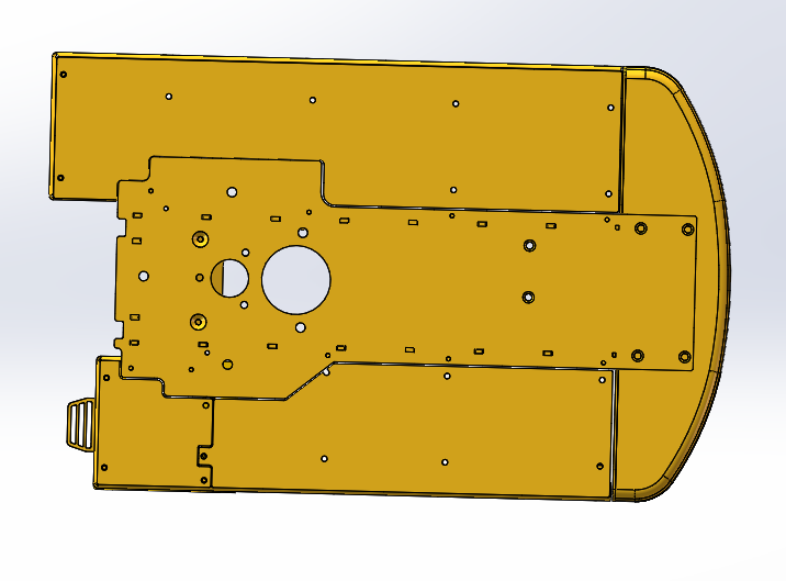 挖掘机小松360底座设计