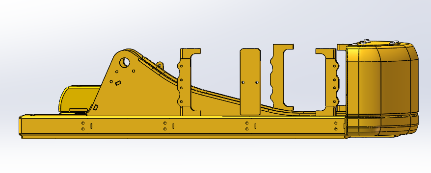 挖掘机小松360底座设计