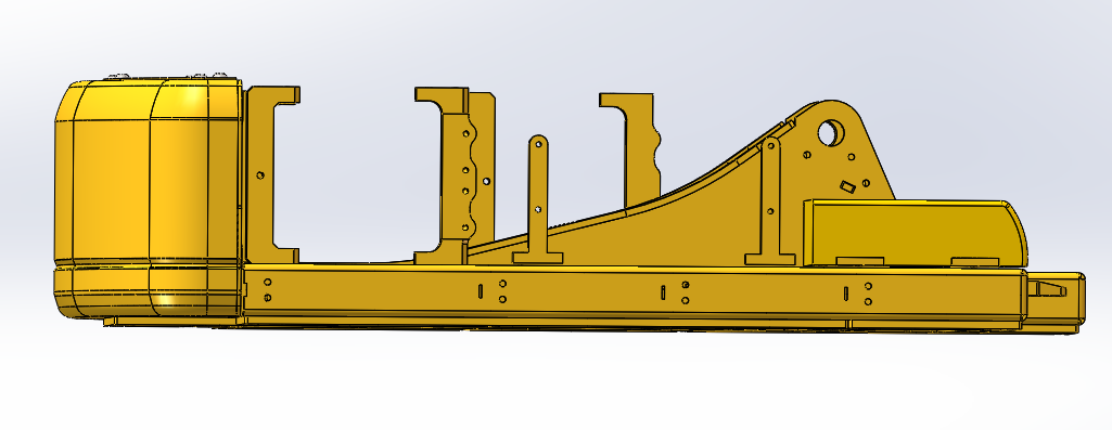 挖掘机小松360底座设计