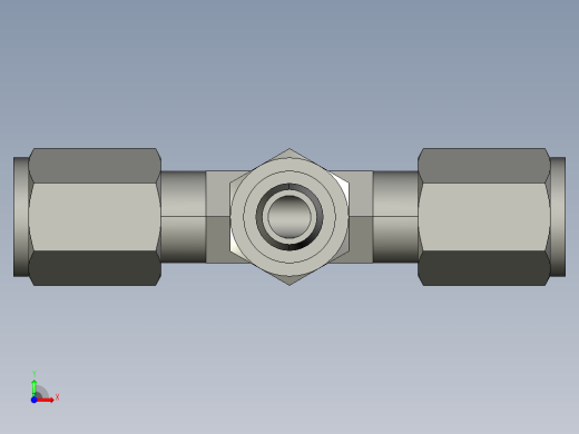 卡套式工业通用硬管接头4_s6bu-s前视缩略图