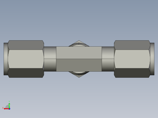 卡套式工业通用硬管接头4_s6bu-s后视缩略图