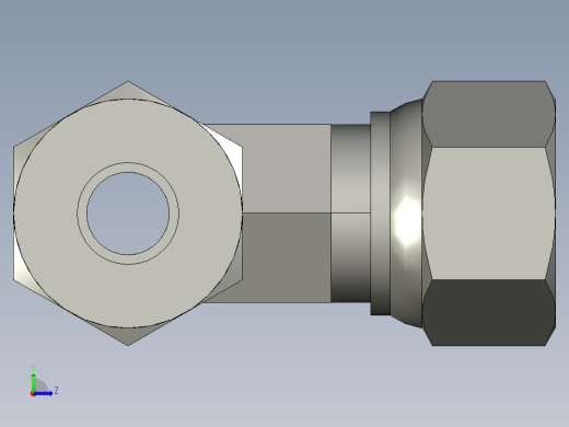 卡套式工业通用硬管接头4_s6bu-s左视缩略图