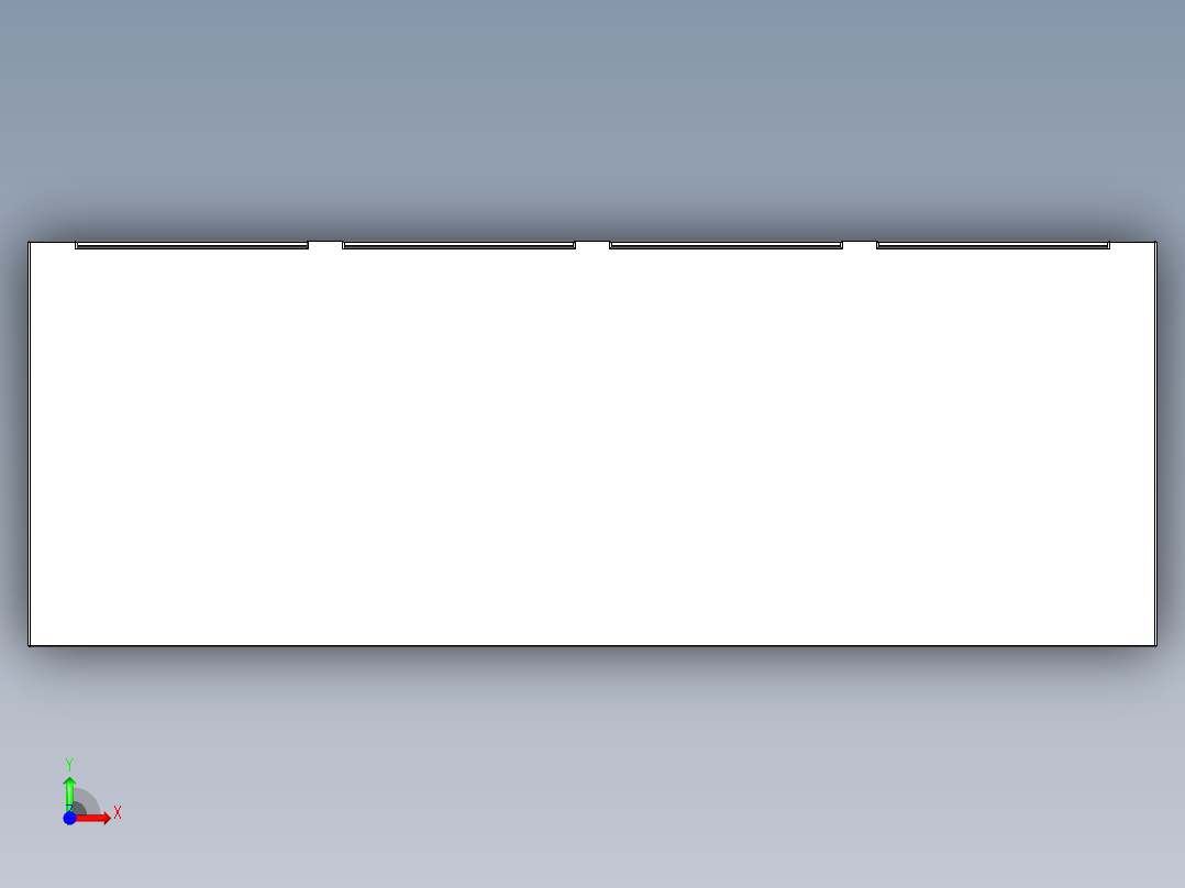 4端口RJ45插座前视图