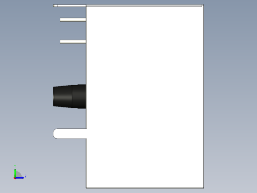 4端口RJ45插座左视缩略图