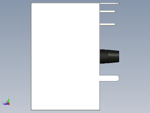 4端口RJ45插座右视缩略图