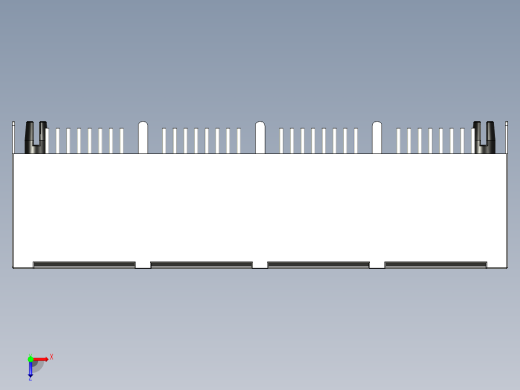 4端口RJ45插座俯视缩略图
