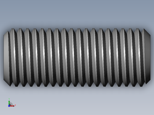 DIN 913-ISO 4026 固定螺钉-M24 L=60.SLDPRT前视缩略图