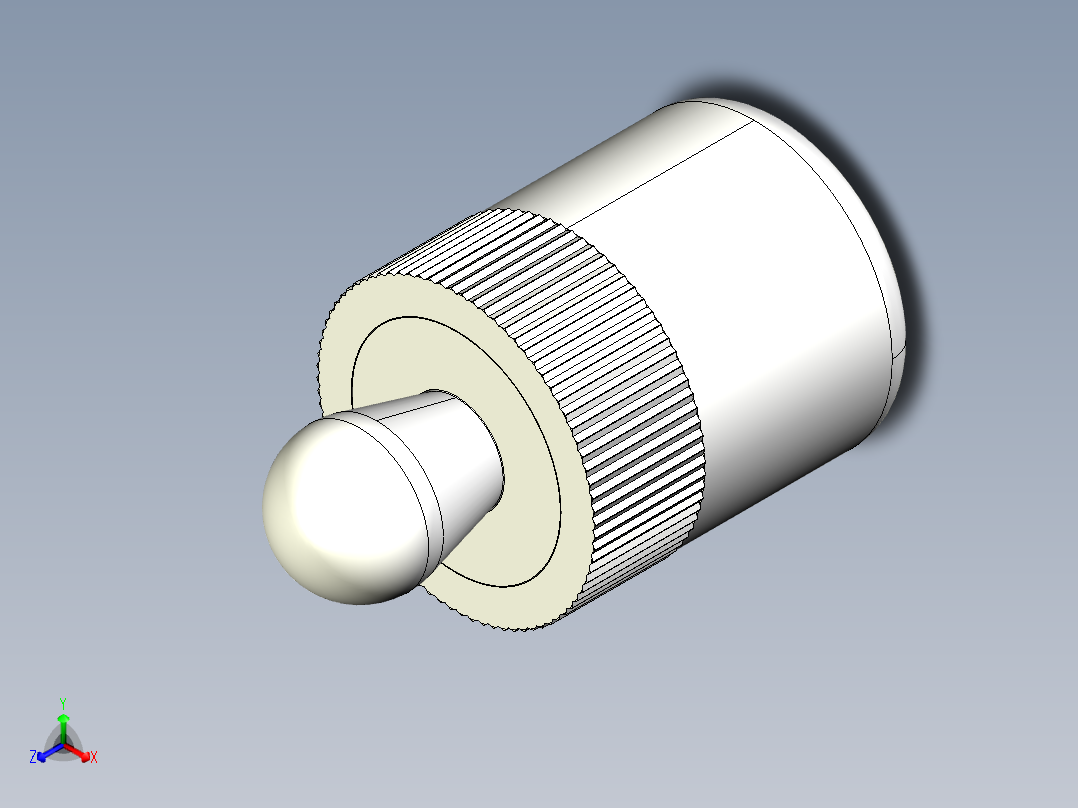 側向式定位柱(鋼材梢A)2215-3D多系列多零件图纸模型正等轴测图