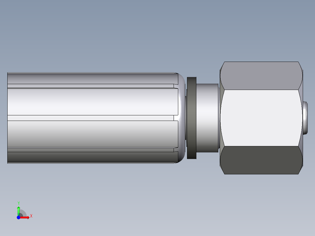 C946系列-24°重型直头前视图