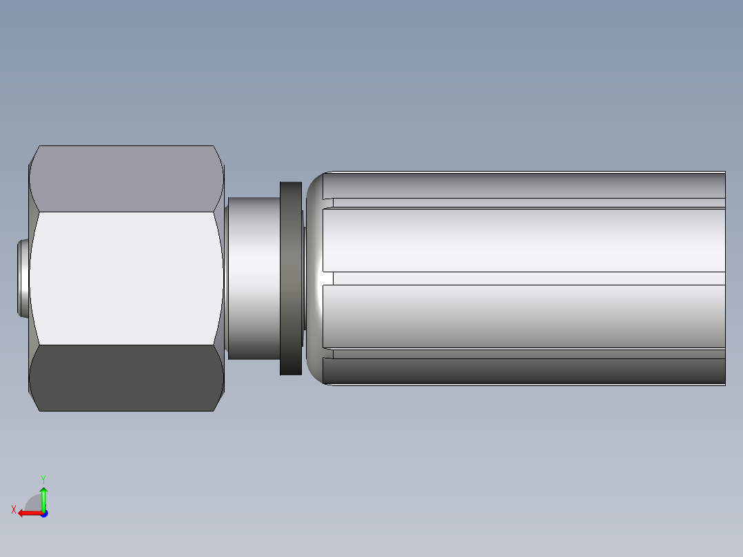 C946系列-24°重型直头后视图