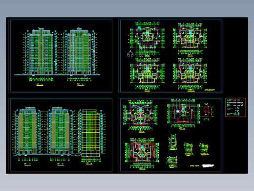 紫桂苑4号楼施工图