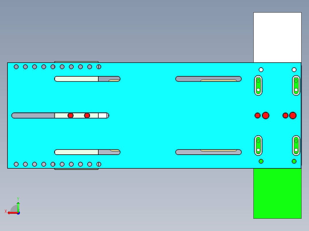 X1-笔记本CNC工装夹具三维模型CNC3-1130后视图