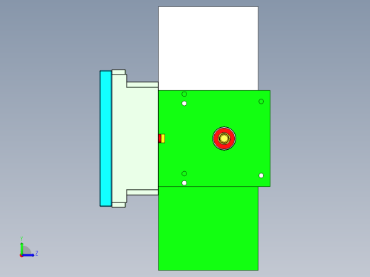 X1-笔记本CNC工装夹具三维模型CNC3-1130左视缩略图