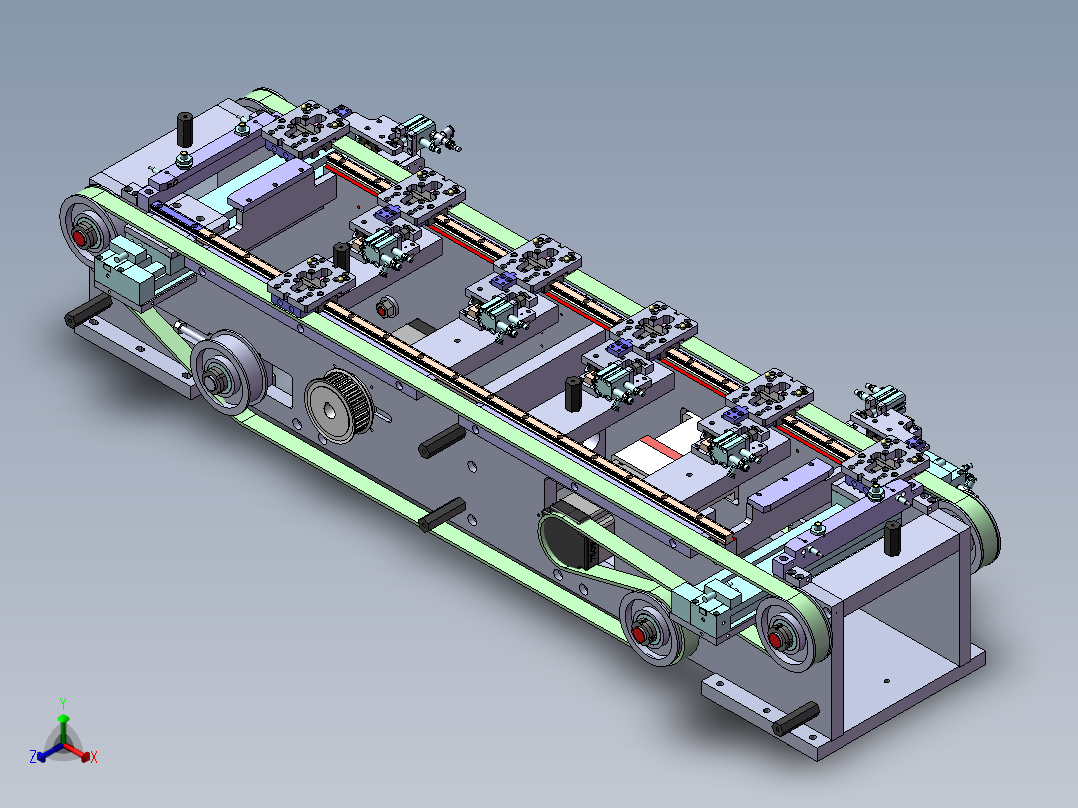 2023.02月-环形输送线sw18正等轴测图