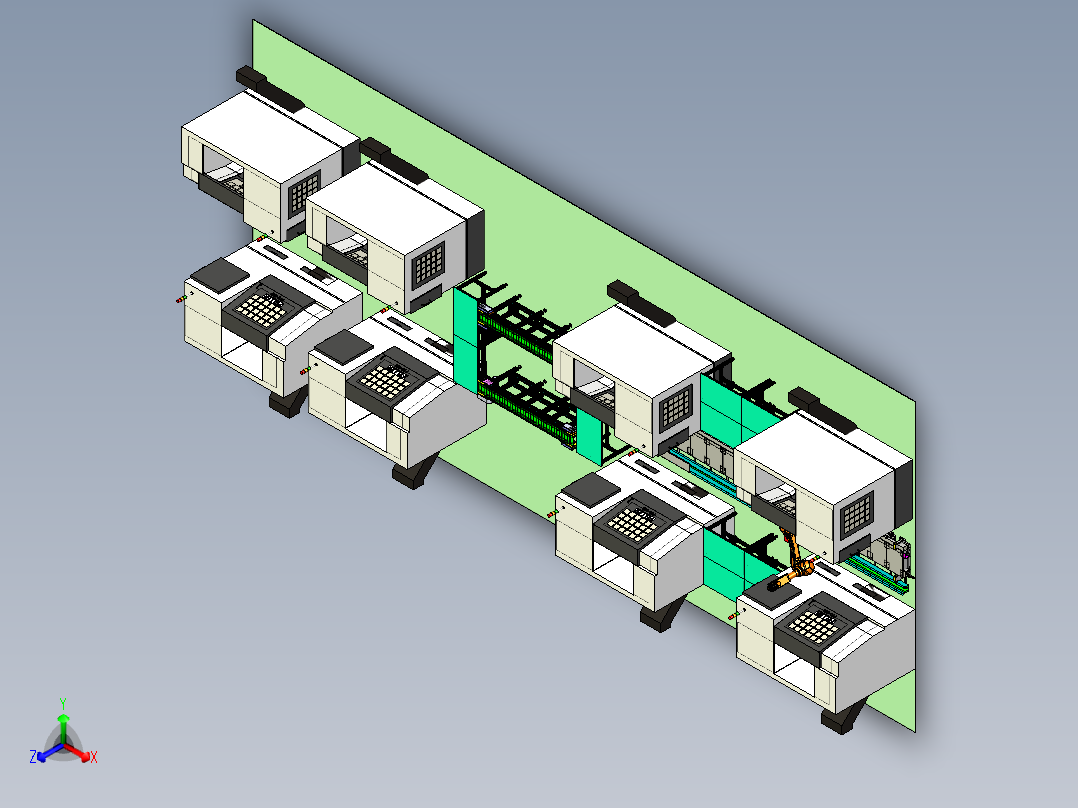 金属切削铣加工自动化生产线设计