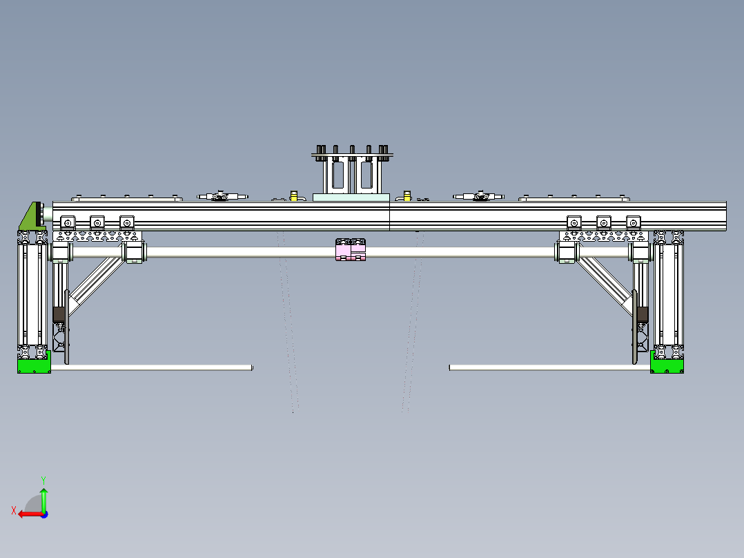 抓包码垛气动抓手后视图