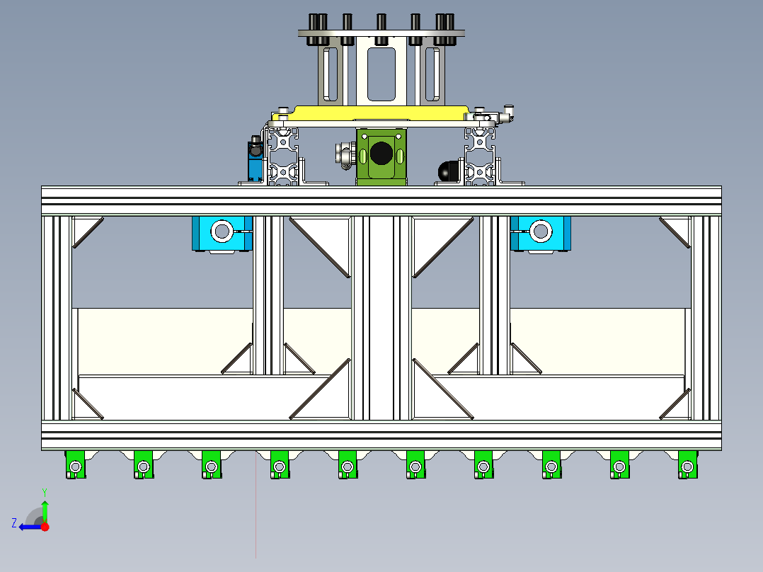 抓包码垛气动抓手右视图