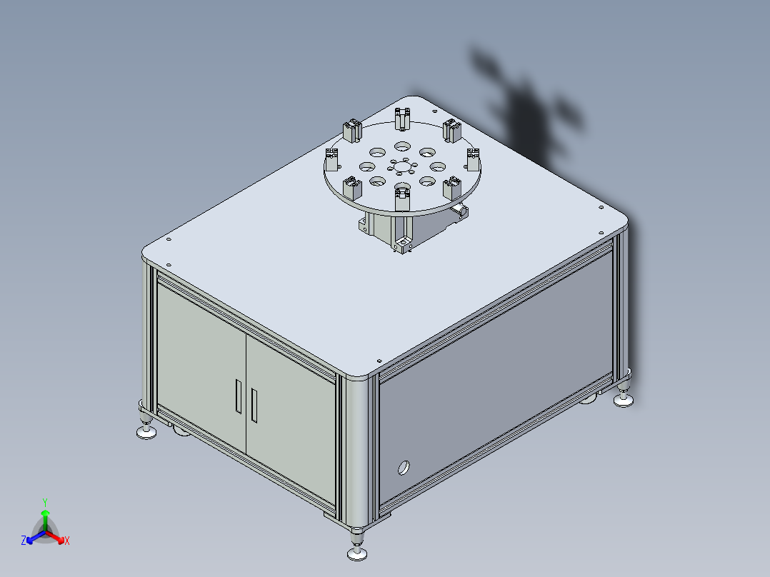 多工位转盘平台设计