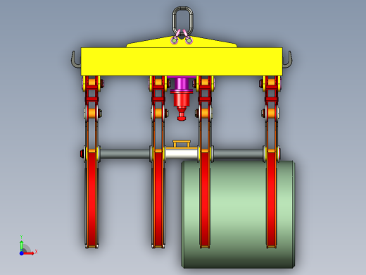 大圆柱体夹爪前视缩略图
