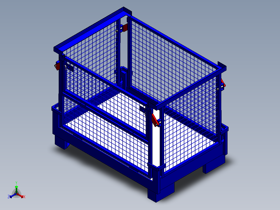 篮子(21)正等轴测图