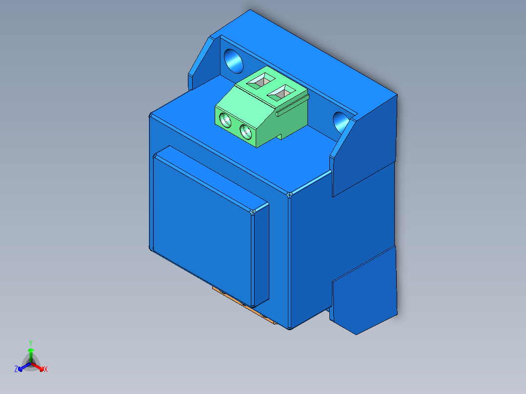 te4825 9v 15va变压器11正等轴测图