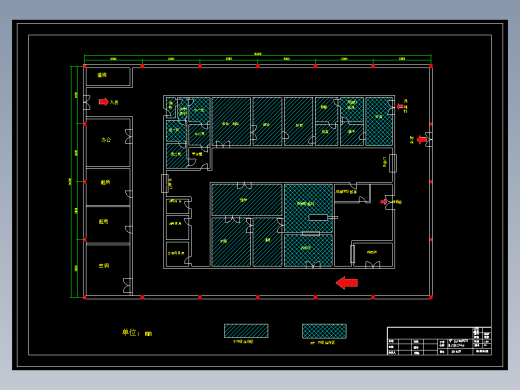 年产2亿片布洛伪麻分散片车间平面布置图-
