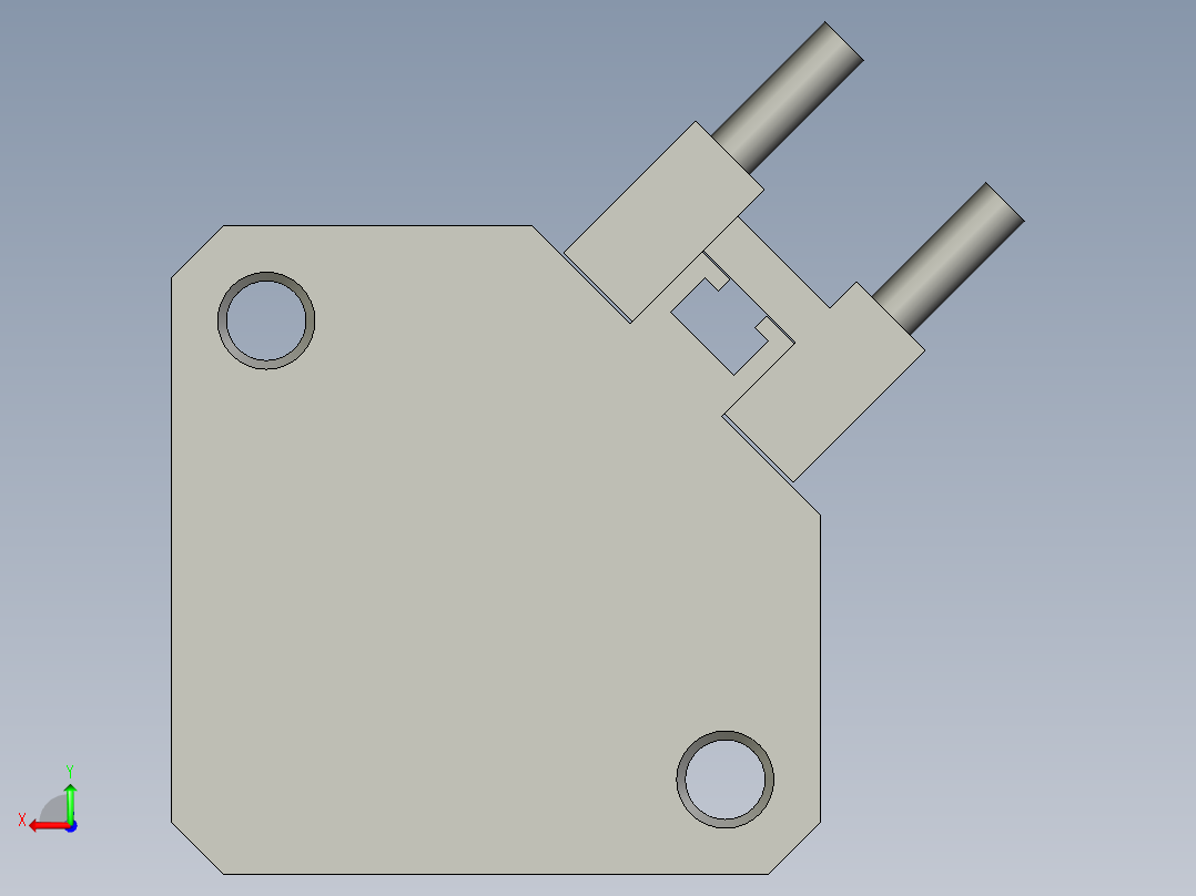 23LM001標準件-氣缸-缸體-CDQ2A25-10D-A730后视图