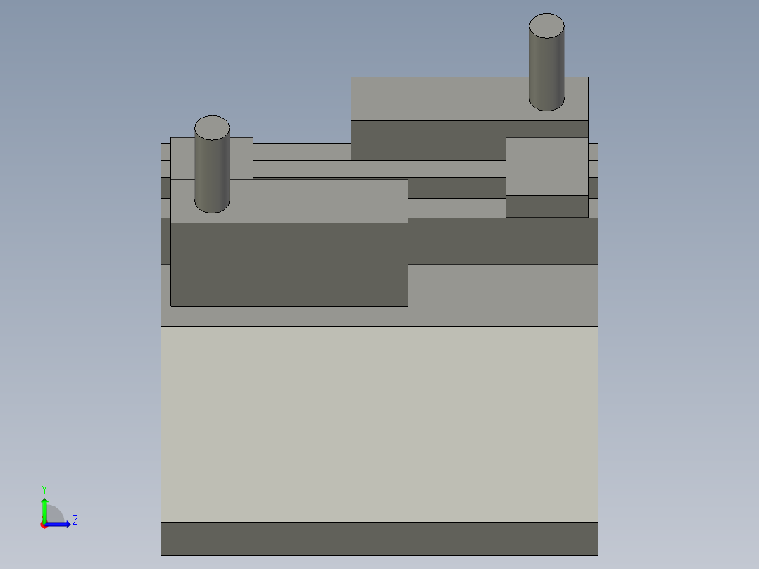 23LM001標準件-氣缸-缸體-CDQ2A25-10D-A730左视图