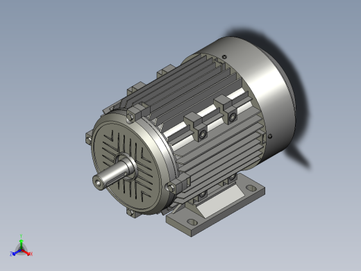 YE3系列电机B3安装(63180L)YE2-112-8P-15kW-B3