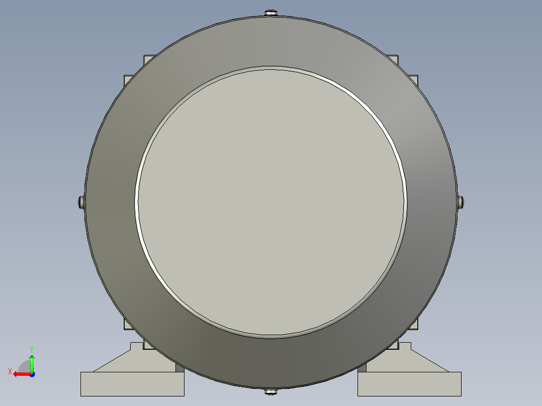 YE3系列电机B3安装(63180L)YE2-112-8P-15kW-B3后视图