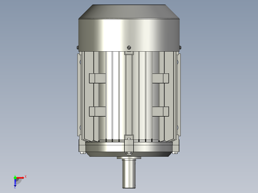 YE3系列电机B3安装(63180L)YE2-112-8P-15kW-B3俯视图