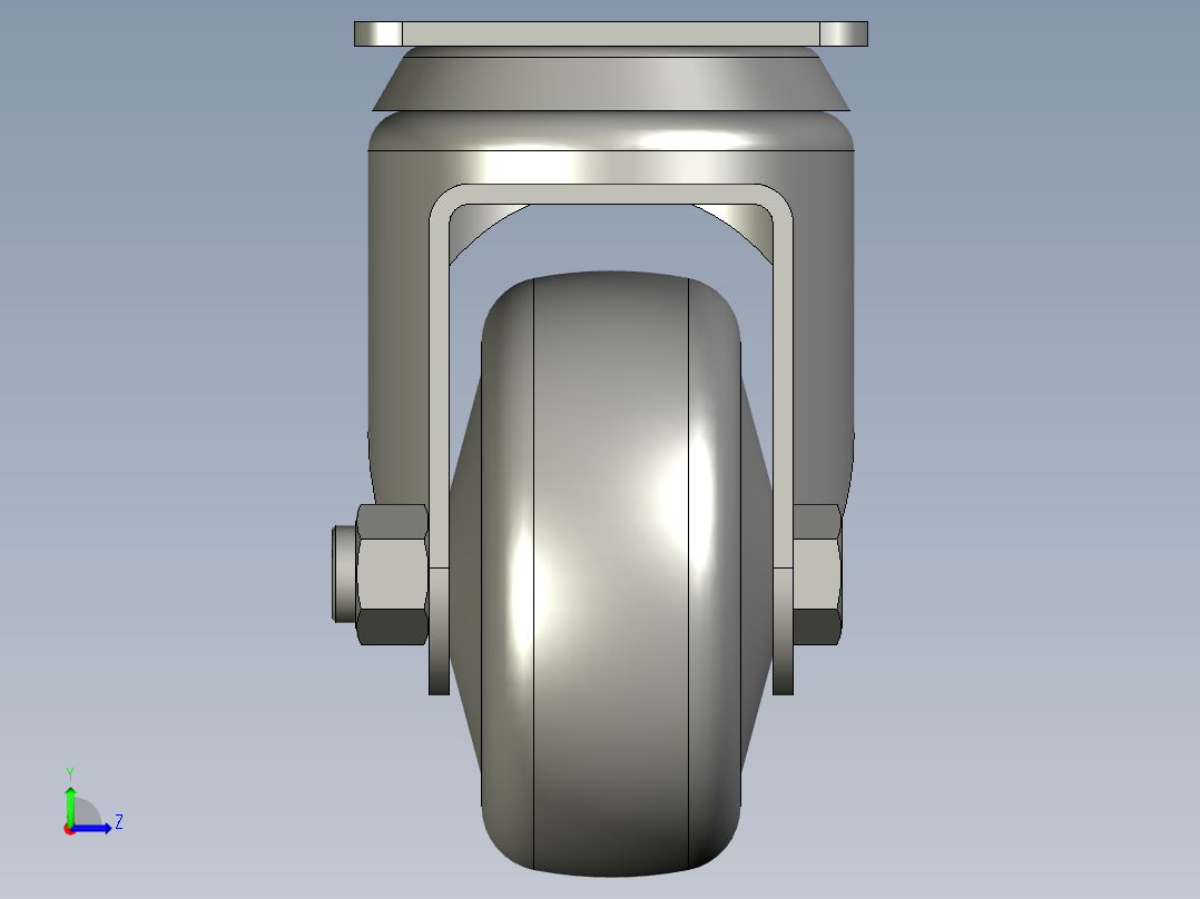 万向脚轮C-CJFJ75-TMISUMI左视图
