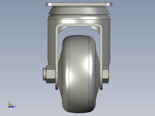 万向脚轮C-CJFJ75-TMISUMI左视缩略图